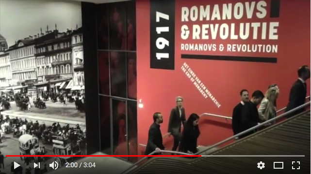 Ouverture exposition. 1917 Romanovs & Revolutie in de Hermitage Amsterdam. 2017-02-16